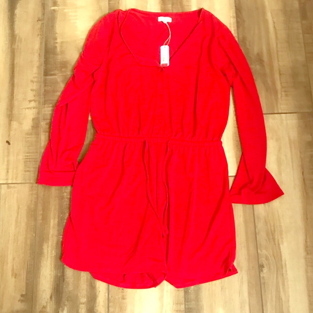 Long sleeve romper